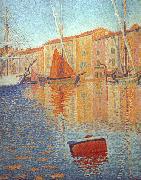 Paul Signac Red Buoy oil painting artist